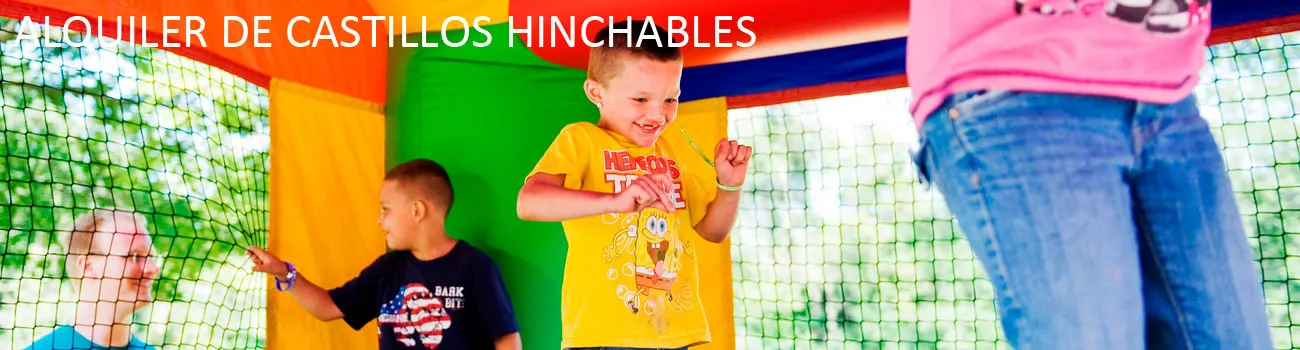 Alquiler de castillos hinchables madrid y fiestas infantiles
