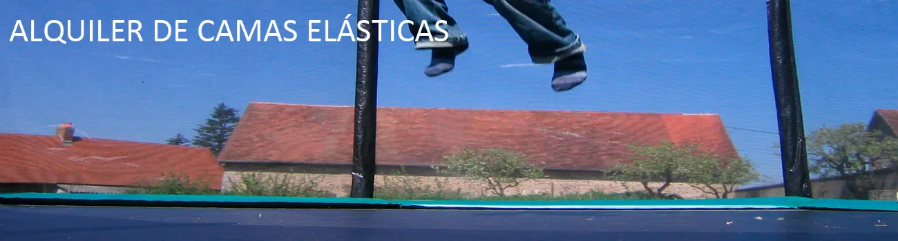 Camas elásticas. Alquiler de castillos hinchables madrid y fiestas infantiles
