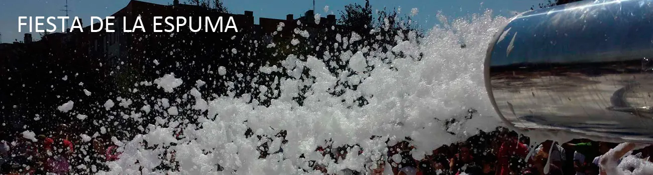Fiestas de la espuma. Alquiler de castillos hinchables madrid y fiestas infantiles