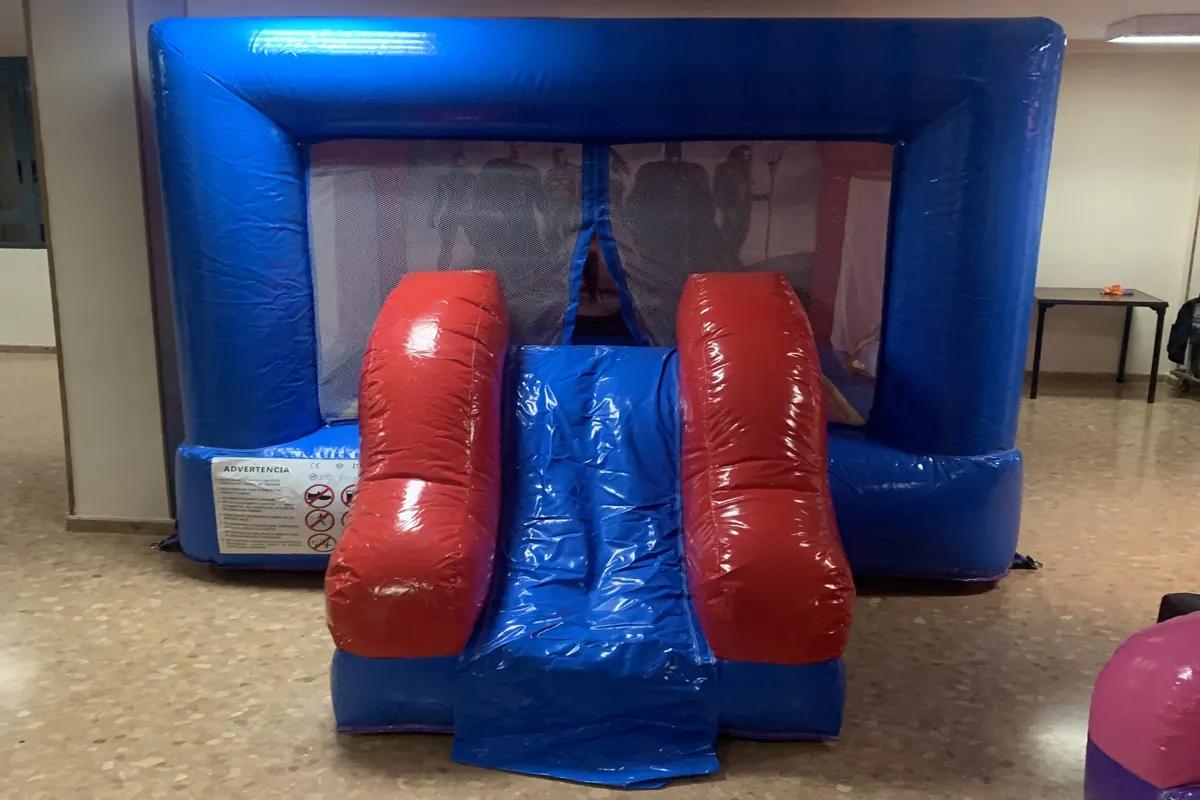 Castillo hinchable Alquiler Super Heroes L Pvc